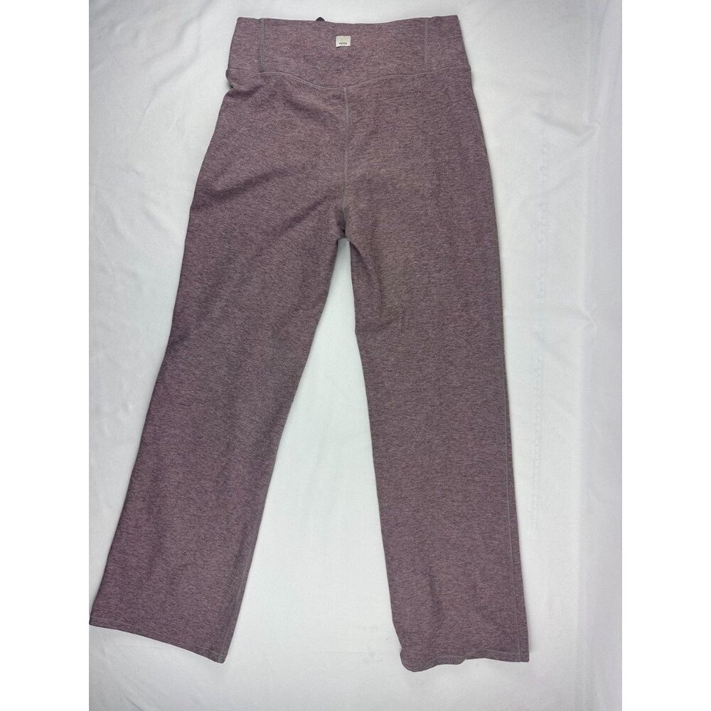 Vuori Heather Hazel Mid Rise Elevation Slim Bootcut Cropped Leggings Small VW487 - Picture 2 of 10